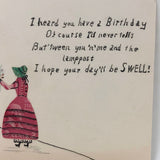 1930s Stamp Art Collage Birthday Card