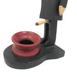 Old Wooden Naughty Man with Pot!