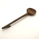 Notched Handle Primitive Wooden Spoon or Ladle
