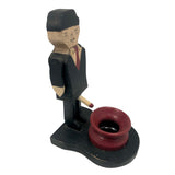 Old Wooden Naughty Man with Pot!