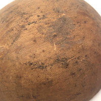 Notched Handle Primitive Wooden Spoon or Ladle
