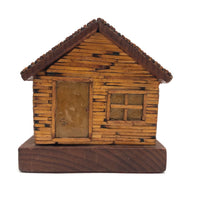 Matchstick Tramp Art Still Bank House