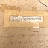 Antique Book Plate Engraving from Edwards and Darby "A Political and Satirical History of the Years  1756-7