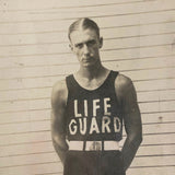 Howard Gorman, Handsome Life Guard, Old Black and White Photo