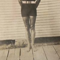 Howard Gorman, Handsome Life Guard, Old Black and White Photo