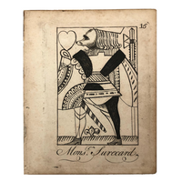Antique Book Plate Engraving from Edwards and Darby "A Political and Satirical History of the Years  1756-7