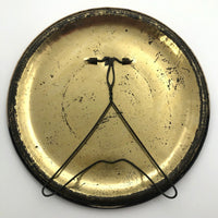 Odd Fellows Antique Cruver 7 1/2" inch Diameter Stand-Up Celluloid Button with Portrait