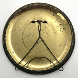 Odd Fellows Antique Cruver 7 1/2" inch Diameter Stand-Up Celluloid Button with Portrait