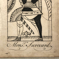 Antique Book Plate Engraving from Edwards and Darby "A Political and Satirical History of the Years  1756-7