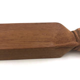 Carved Rosebud on Post