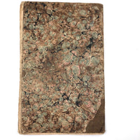 Gorgeous 1827 Large Math Notebook with Fraktur Style Headers, Watercolor Diagrams, Poems, More