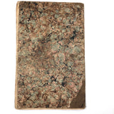Gorgeous 1827 Large Math Notebook with Fraktur Style Headers, Watercolor Diagrams, Poems, More