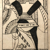 Antique Book Plate Engraving from Edwards and Darby "A Political and Satirical History of the Years  1756-7