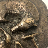 Italian Cast Bronze Large Ancient Coin Paperweight