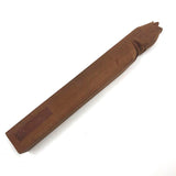 Carved Rosebud on Post