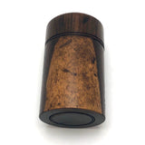 Lovely 19th Century Lignum Vitae Travelling Ink Bottle