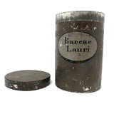 Baccae Lauri (Laurel Berries) Antique Hand-painted Apothecary Tin