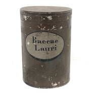 Baccae Lauri (Laurel Berries) Antique Hand-painted Apothecary Tin