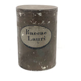 Baccae Lauri (Laurel Berries) Antique Hand-painted Apothecary Tin