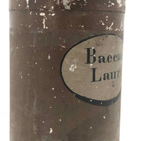 Baccae Lauri (Laurel Berries) Antique Hand-painted Apothecary Tin