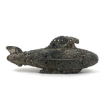 Much Eroded Old Cast Metal Submarine