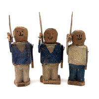 Amazing One of a Kind Folk Army of 26 Colorful Figures and Soldiers