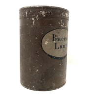 Baccae Lauri (Laurel Berries) Antique Hand-painted Apothecary Tin