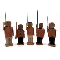 Amazing One of a Kind Folk Army of 26 Colorful Figures and Soldiers