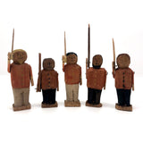 Amazing One of a Kind Folk Army of 26 Colorful Figures and Soldiers