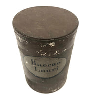Baccae Lauri (Laurel Berries) Antique Hand-painted Apothecary Tin