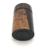 Lovely 19th Century Lignum Vitae Travelling Ink Bottle