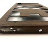 Steel Cutout EXIT Box Sign with Copper Finish