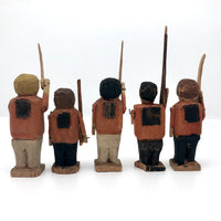 Amazing One of a Kind Folk Army of 26 Colorful Figures and Soldiers