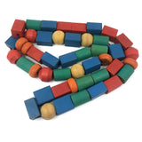 68 Inch String of Vintage Wooden Beads