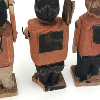Amazing One of a Kind Folk Army of 26 Colorful Figures and Soldiers