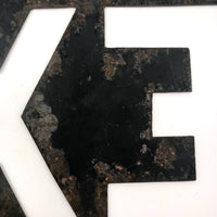 Steel Cutout EXIT Box Sign with Copper Finish