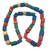 68 Inch String of Vintage Wooden Beads