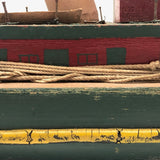 Sweet Old Handmade Wooden Toy Boat