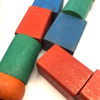 68 Inch String of Vintage Wooden Beads
