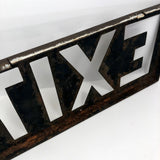 Steel Cutout EXIT Box Sign with Copper Finish