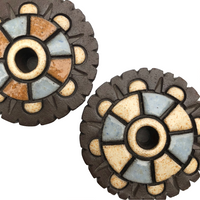 Mid-Century Ceramic Candleholders by Marianne Suda