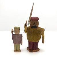 Amazing One of a Kind Folk Army of 26 Colorful Figures and Soldiers