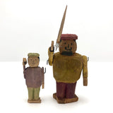 Amazing One of a Kind Folk Army of 26 Colorful Figures and Soldiers