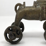 Indian Antique Brass Horse Temple Toy