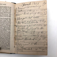 The Baptist Question Book 1883 Annotated with Emma Whittmore's Daily Diary