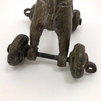 Indian Antique Brass Horse Temple Toy