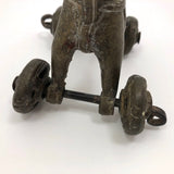 Indian Antique Brass Horse Temple Toy