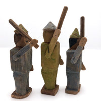 Amazing One of a Kind Folk Army of 26 Colorful Figures and Soldiers