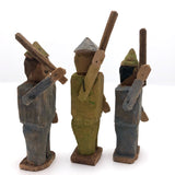 Amazing One of a Kind Folk Army of 26 Colorful Figures and Soldiers