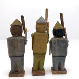 Amazing One of a Kind Folk Army of 26 Colorful Figures and Soldiers